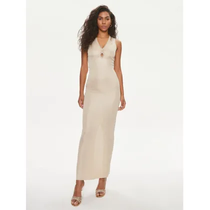 Zdjęcie Guess Sukienka dzianinowa 4GGK90 5783Z Beżowy Bodycon Fit