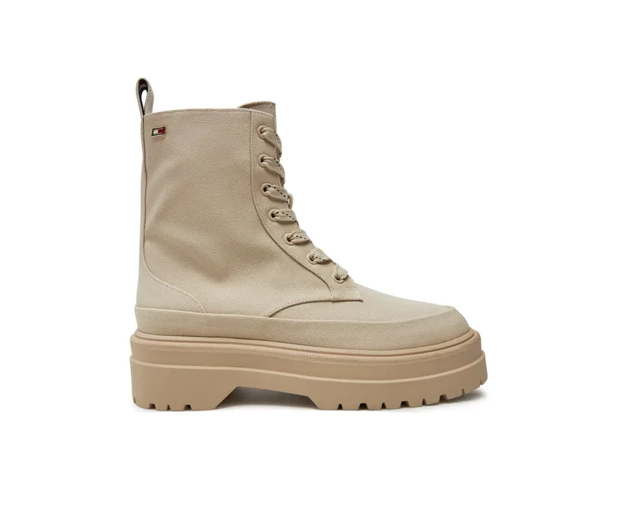 obrazek 1 Tommy Hilfiger Botki FW0FW08200 Beżowy