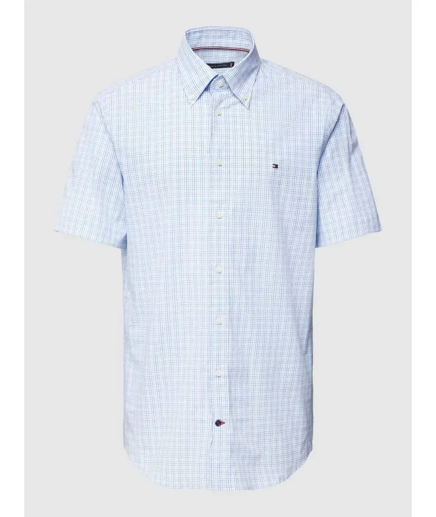 obrazek 1 Koszula biznesowa o kroju regular fit z kołnierzykiem typu button down