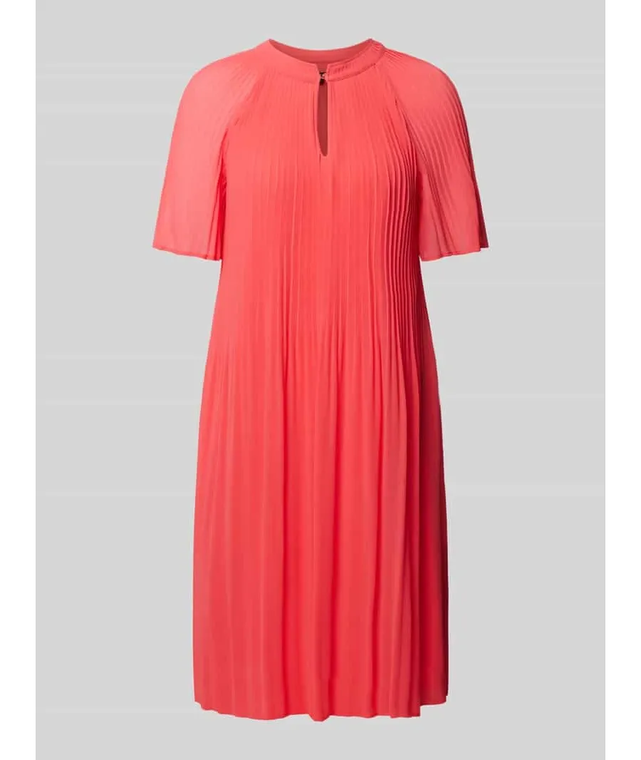 obrazek 1 Sukienka o długości do kolan z wiskozy z wycięciem w kształcie łezki