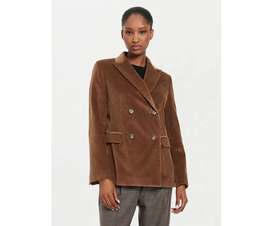 obrazek 1 Weekend Max Mara Marynarka Katanga 2425046062650 Brązowy Regular Fit