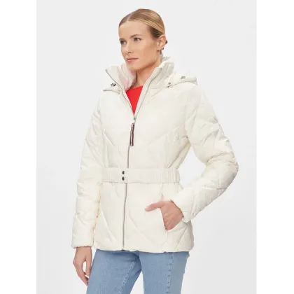 Zdjęcie Tommy Hilfiger Kurtka zimowa WW0WW40327 Écru Regular Fit