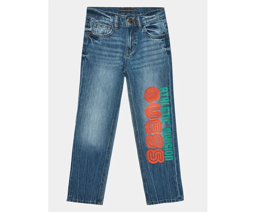 obrazek 1 Guess Jeansy L4RA16 D45E0 Niebieski Straight Fit