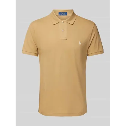 Zdjęcie Koszulka polo o kroju custom fit z czystej bawełny