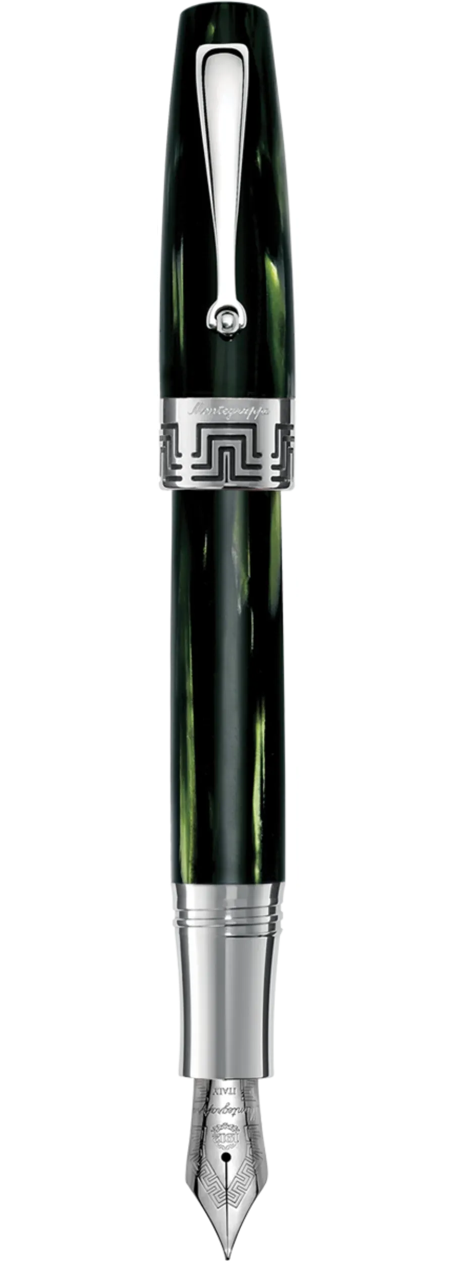 obrazek 2 Luksusowe pióro wieczne Extra 1930, czarny bambus, stalówka 18K