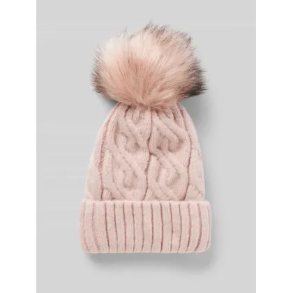 Zdjęcie Czapka z pomponem ze ściegiem warkoczowym