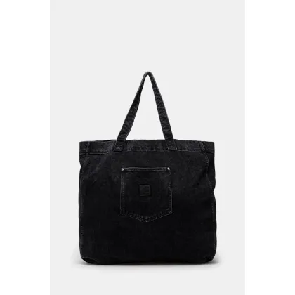 Zdjęcie Carhartt WIP torebka bawełniana Rivet Tote Bag kolor czarny I034324.8906