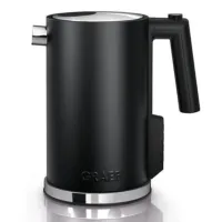 Zdjęcie Elegancki czajnik elektryczny WK 902 ze stali nierdzewnej w kolorze czarnym matowym - Graef