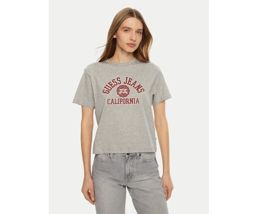 obrazek 1 Guess Jeans T-Shirt W5RI43 K8HM0 Szary Regular Fit