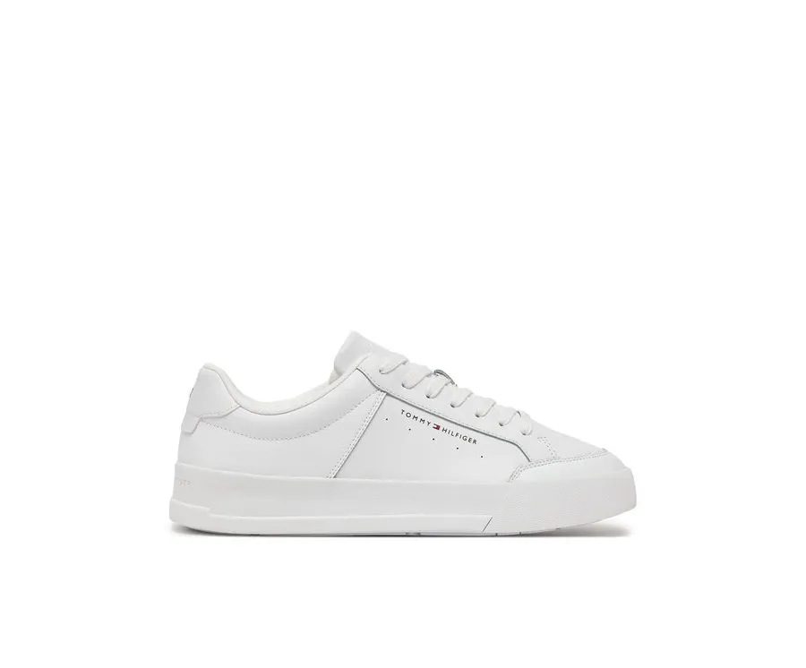 obrazek 1 Tommy Hilfiger Sneakersy Th Court Mix Lth FM0FM05489 Biały