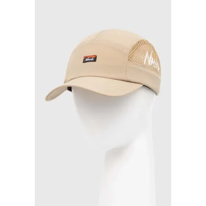 Zdjęcie Nanga czapka z daszkiem Dotair® Mesh Jet Cap kolor beżowy gładka NA2411.3B906.A