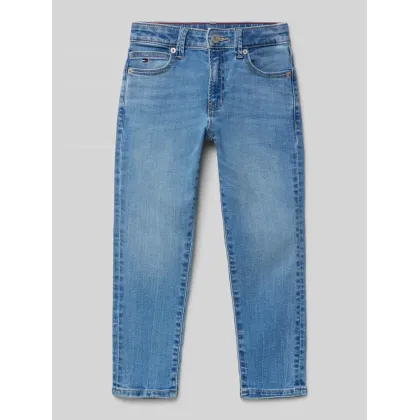 Zdjęcie Jeansy o kroju straight fit z 5 kieszeniami