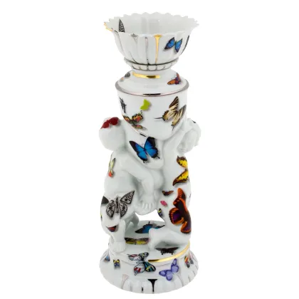 Zdjęcie Ozdobny świecznik wykonany z porcelany - Vista Alegre