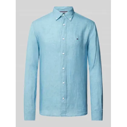 Zdjęcie Koszula casualowa o kroju regular fit z lnu model ‘PIGMENT’