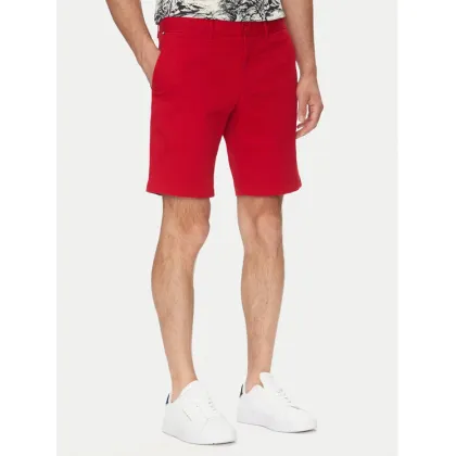 Zdjęcie Tommy Hilfiger Szorty materiałowe Brooklyn MW0MW23563 Czerwony Regular Fit