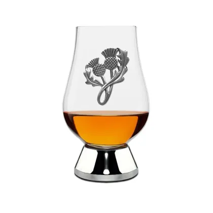 Zdjęcie Prezent dla konesera whisky - zdobiona szklanka 70 ml