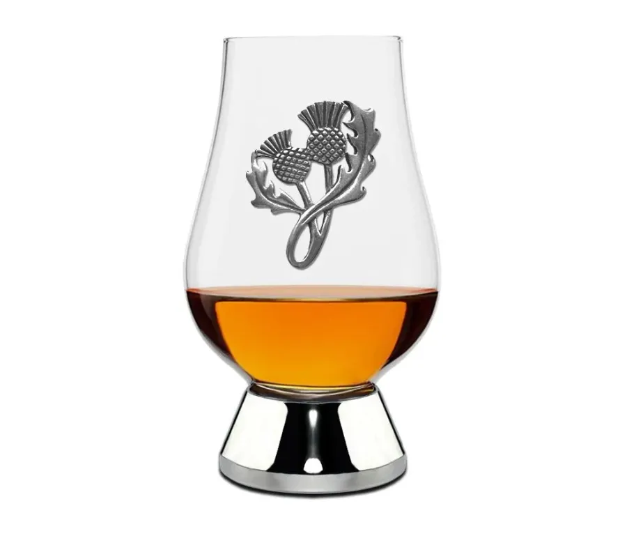 obrazek 1 Prezent dla konesera whisky - zdobiona szklanka 70 ml