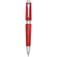 Zdjęcie Red Emblema Długopis Srebro Celluloid Montegrappa