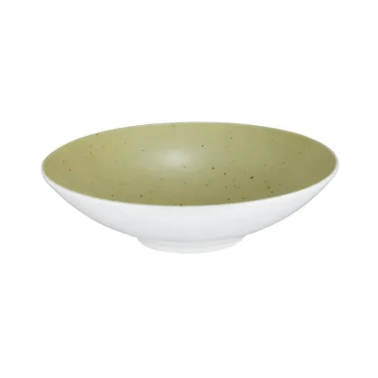 Zdjęcie Okrągła miska z porcelany 20 cm w wyjątkowym kolorze oliwki - Seltmann Weiden