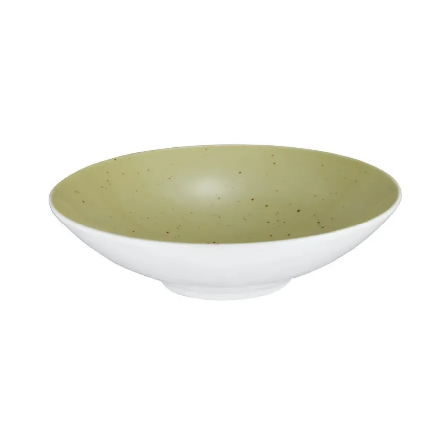 obrazek 1 Okrągła miska z porcelany 20 cm w wyjątkowym kolorze oliwki - Seltmann Weiden