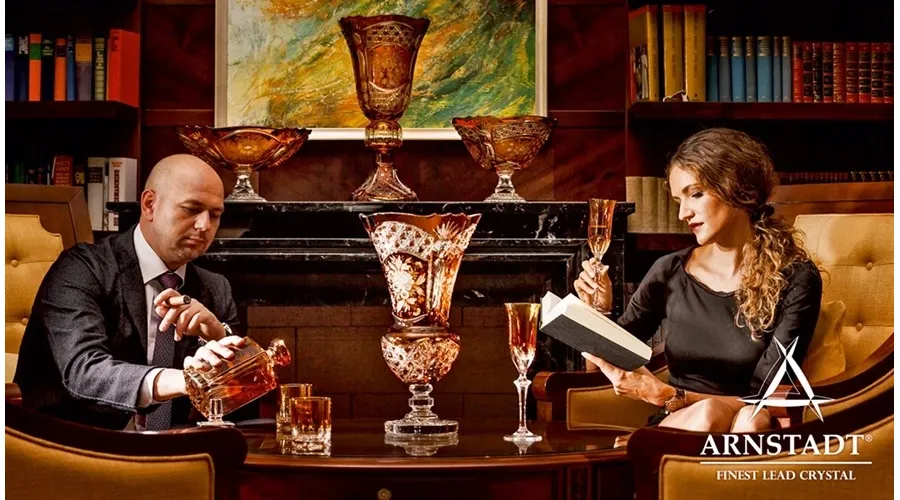 obrazek 4 Ręcznie cięta i dmuchana szklanka do whisky