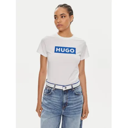 Zdjęcie Hugo T-Shirt Classic 50510772 Biały Regular Fit HUGO