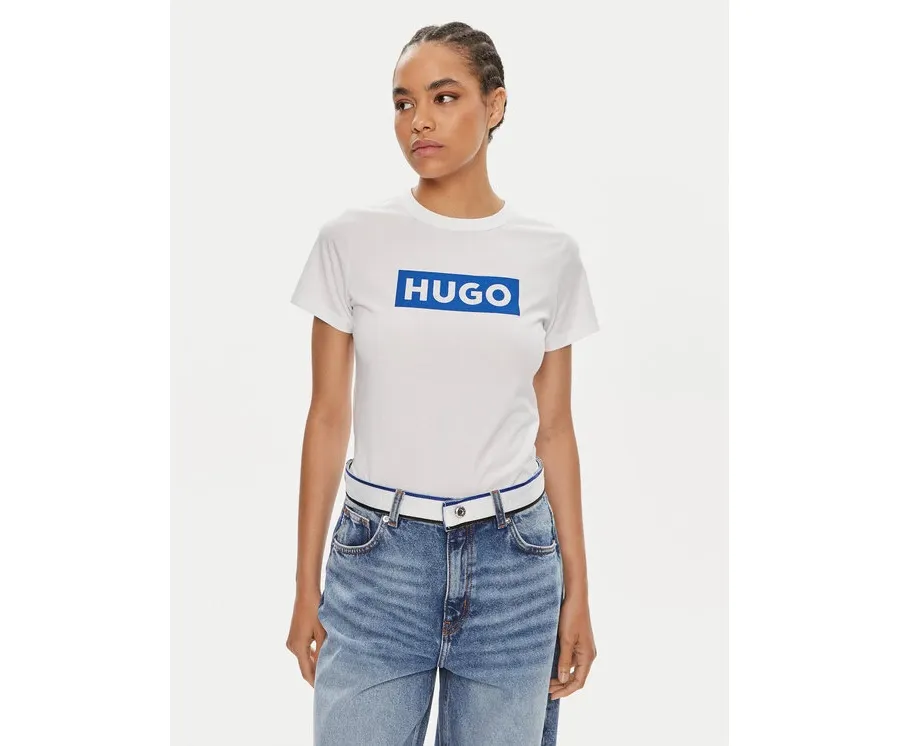 obrazek 1 Hugo T-Shirt Classic 50510772 Biały Regular Fit HUGO