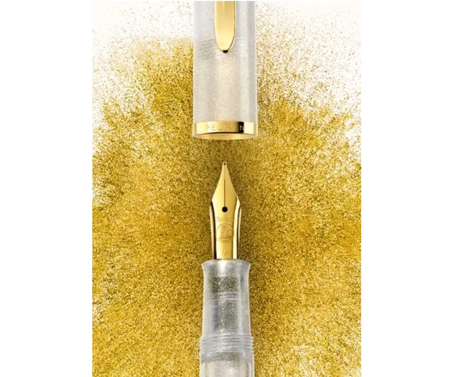 obrazek 3 Stylowe pióro wieczne Pelikan Classic M200 Golden Beryl EF