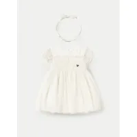 Zdjęcie Mayoral Sukienka elegancka 1902 Écru Regular Fit