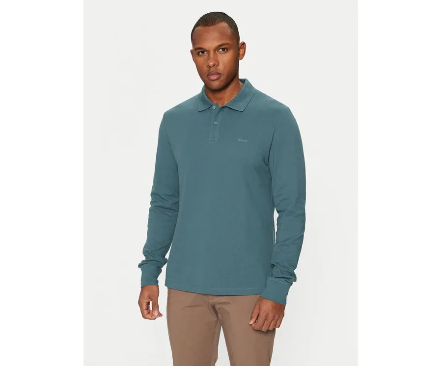 obrazek 1 s.Oliver Polo 2153544 Zielony Regular Fit