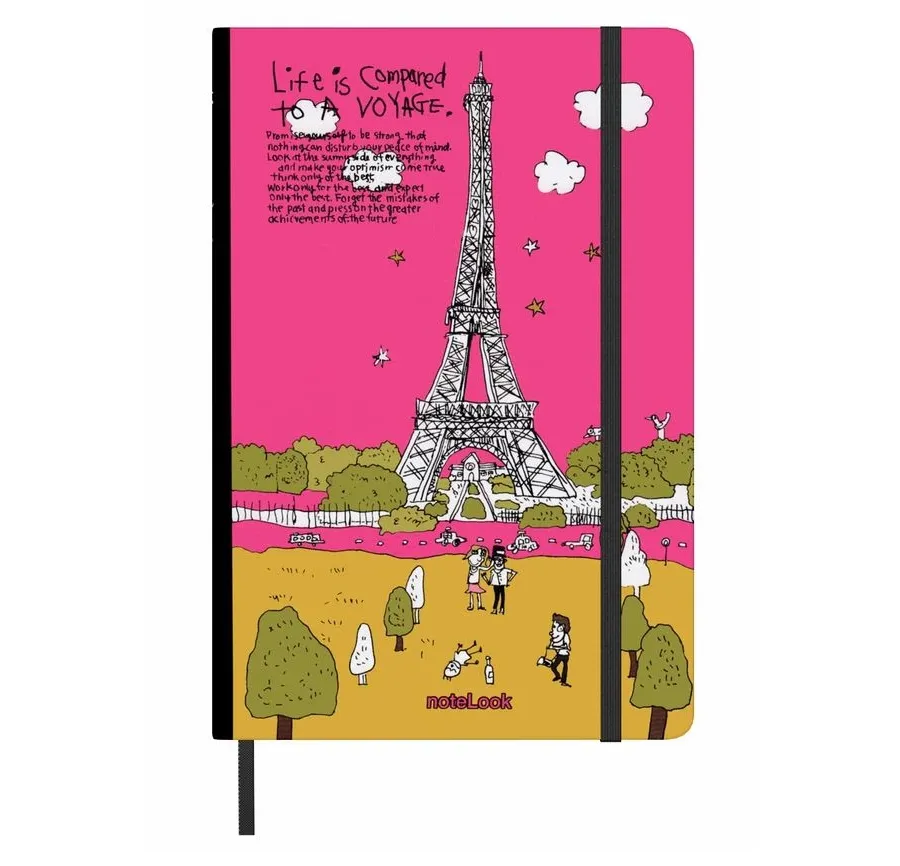 obrazek 1 Oryginalny Notebook A5-A6 z serii Cities Of The World - Paryż