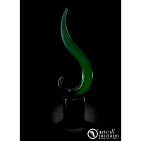 Picture Abstract knot in shaded Murano glass