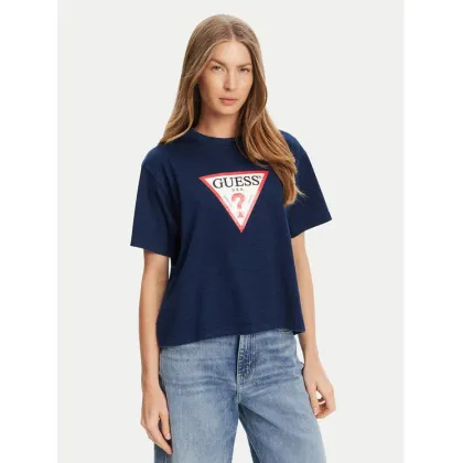 Zdjęcie Guess Jeans T-Shirt W5GI20 KCTG1 Granatowy Regular Fit