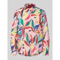 Zdjęcie Bluzka o kroju regular fit z listwą guzikową na całej długości