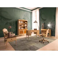 Picture Traditional 3-drawer console with 2 shelves in a classic style - Stella del Mobile