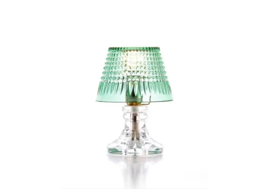 obrazek 1 Lampa stołowa z zielonym kryształowym kloszem – Il Paralume Marina