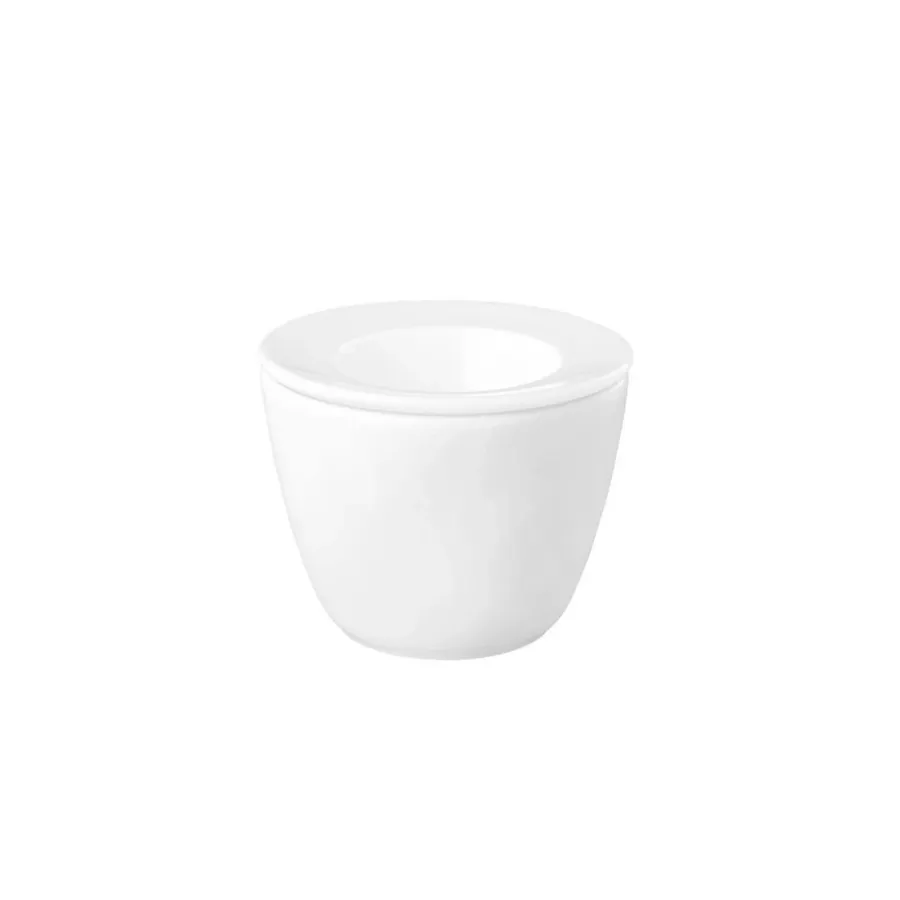 obrazek 1 Porcelanowy biały kieliszek do jajek o nowoczesnym kształcie - Seltmann Weiden
