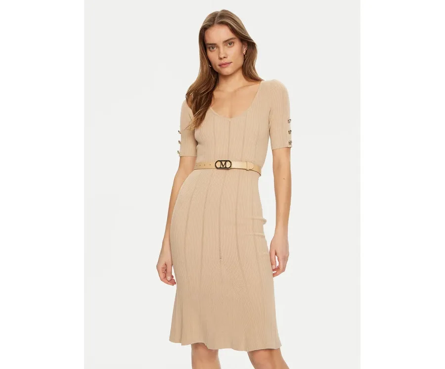 obrazek 1 Marciano Guess Sukienka dzianinowa 5RGK07 5810Z Beżowy Regular Fit