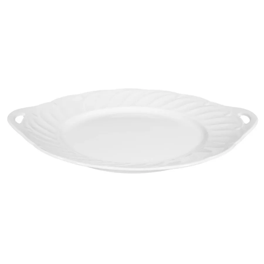 obrazek 3 Piękny porcelanowy talerz na ciasto z rączkami w stylu klasycznym - Seltmann Weiden