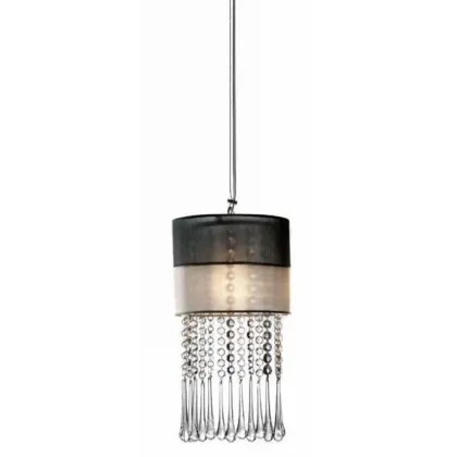 Zdjęcie Lampa sufitowa z dwukolorowym kloszem i kroplami ze szkła Murano - Il Paralume Marina