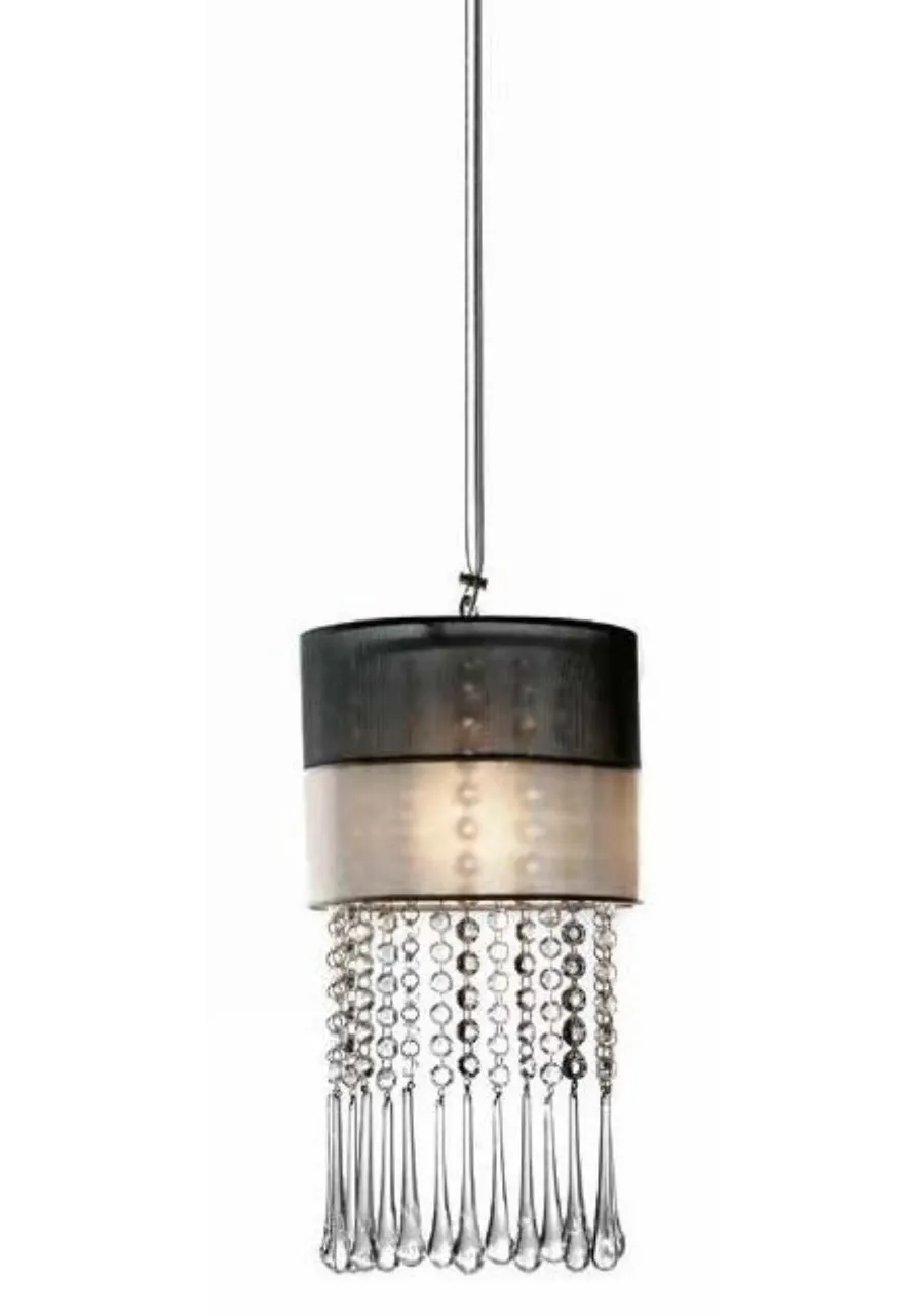 obrazek 1 Lampa sufitowa z dwukolorowym kloszem i kroplami ze szkła Murano - Il Paralume Marina