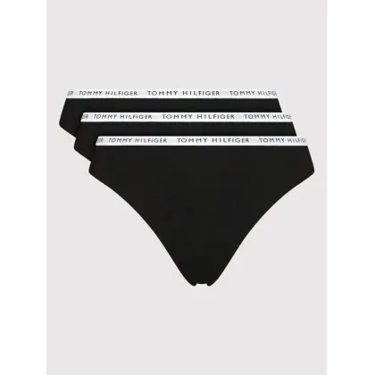 Zdjęcie Tommy Hilfiger Komplet 3 par stringów UW0UW02829 Czarny