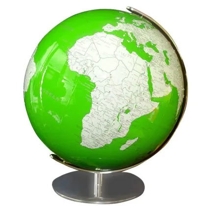 Picture An eye-catching green Columbus globe