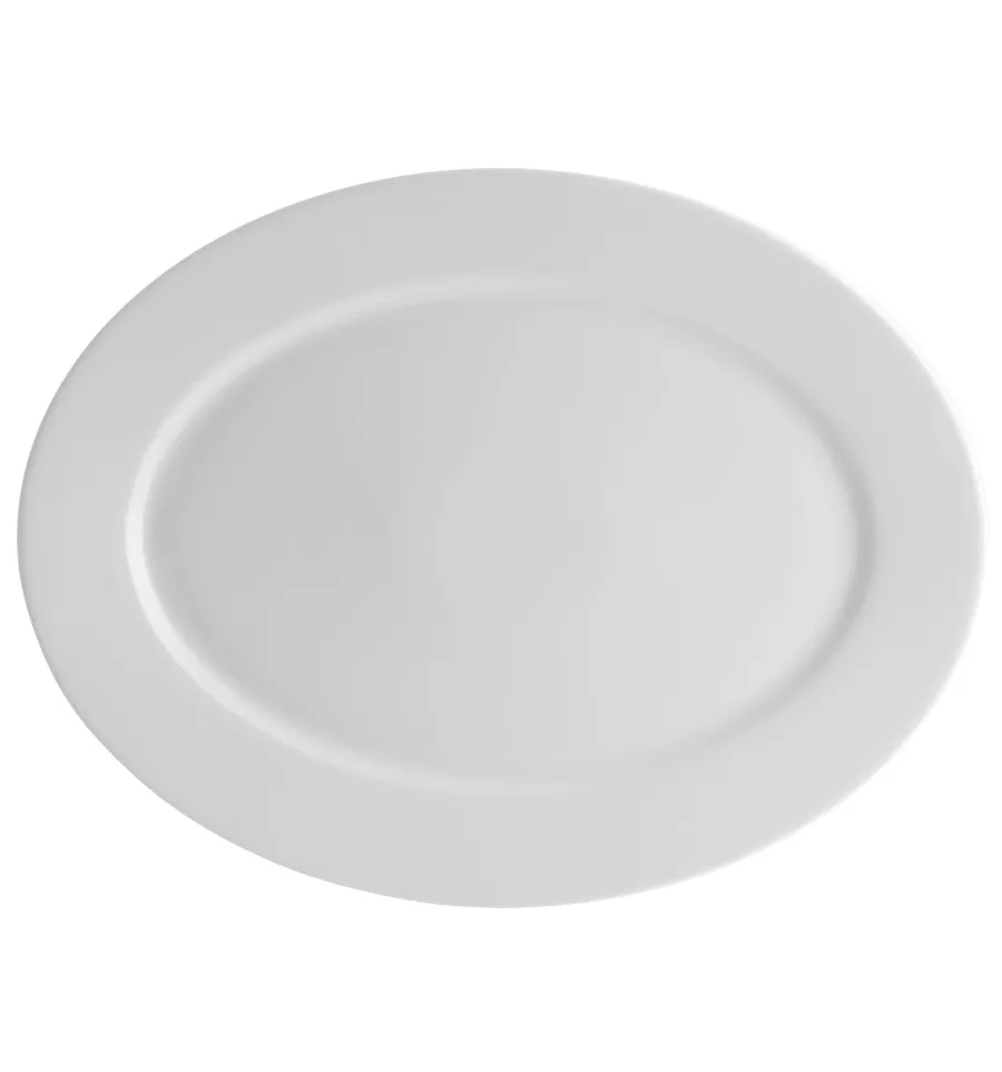 obrazek 1 Porcelanowy średni owalny talerz Broadway White - Vista Alegre