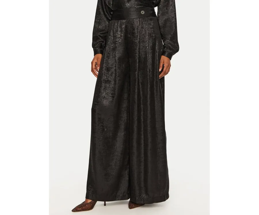 obrazek 1 Rinascimento Spodnie materiałowe CFC0121737003 Czarny Regular Fit