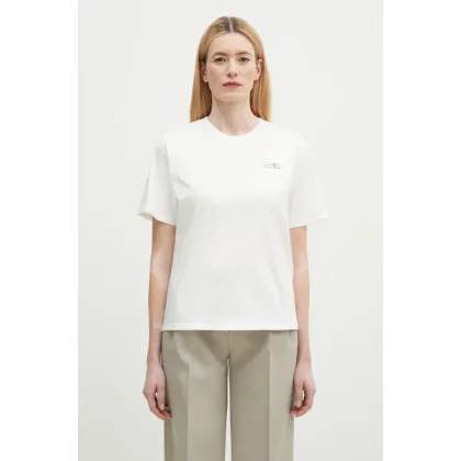 Zdjęcie MM6 Maison Margiela t-shirt bawełniany damski kolor biały S52GC0336