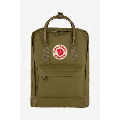 Zdjęcie Fjallraven plecak Kanken kolor zielony duży z aplikacją F23510.631-631