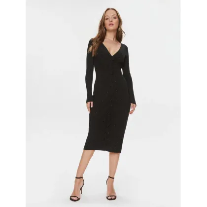 Zdjęcie Guess Sukienka dzianinowa Celia W4RK60 Z34O0 Czarny Slim Fit