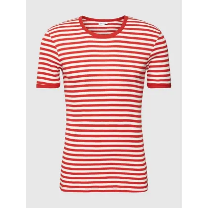 Zdjęcie T-shirt z prążkowaną fakturą model ‘Fried’