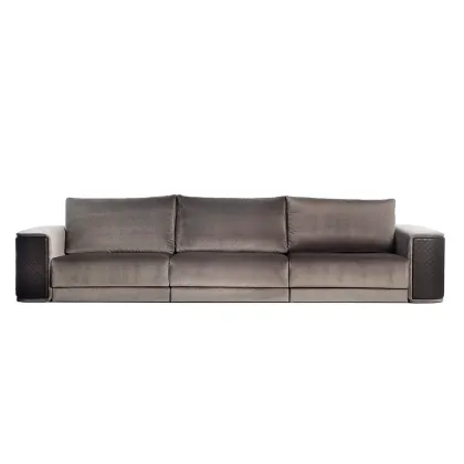 Zdjęcie Elitarna sofa MASTER w odcieniach brązu - Collecion Alexandra